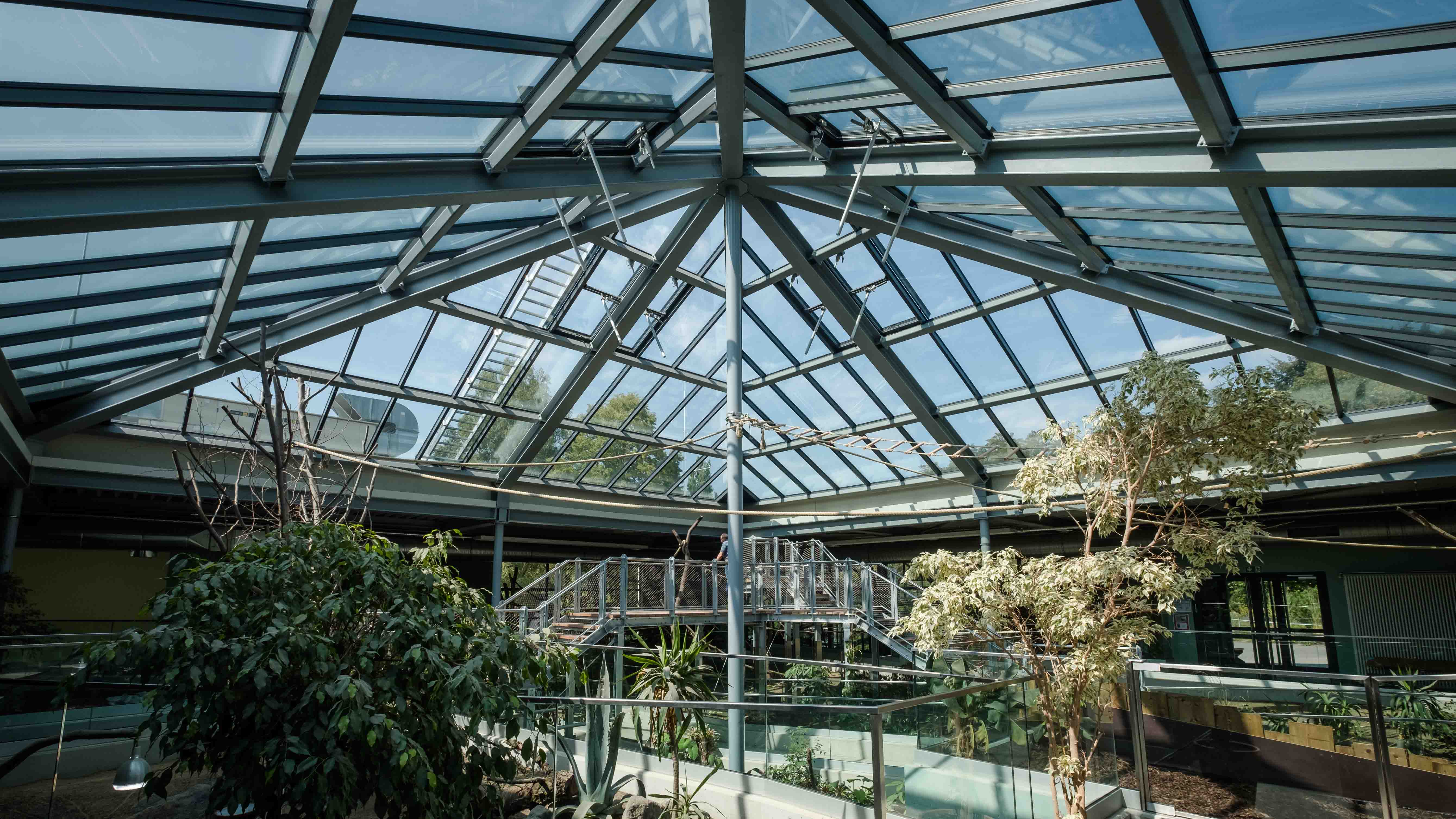 LAMILUX Glass Roof PR60 at the Zoo in Neuwied (Germany)